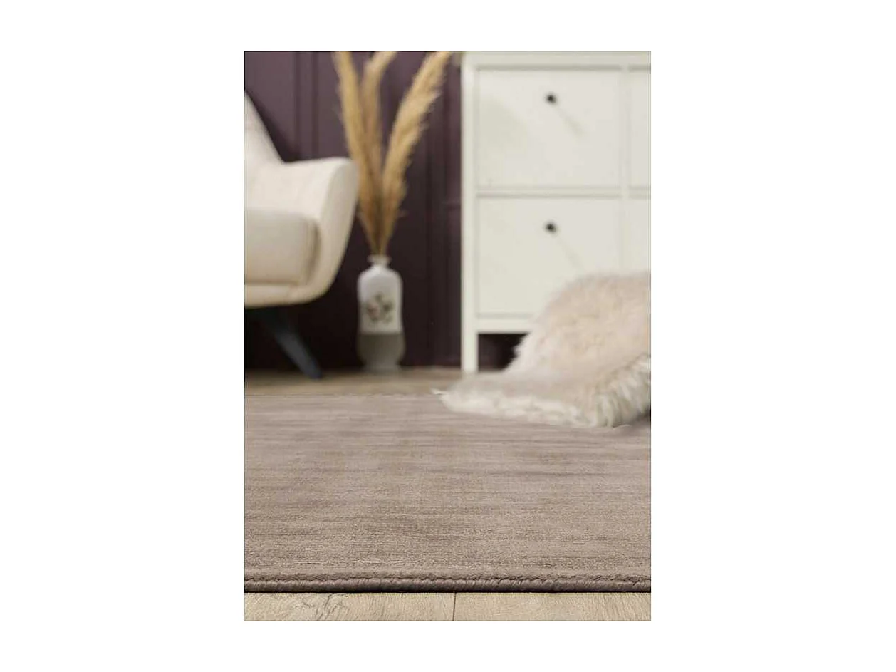 Tapis en viscose uni - LUXURY Beige 160*230