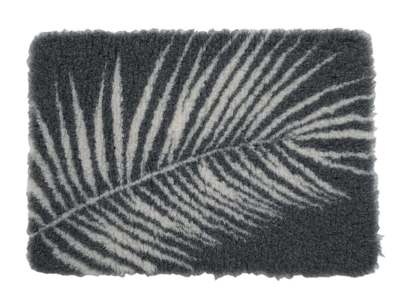 Tapis isolant en polyester recyclé Végétal 95 x 75 cm