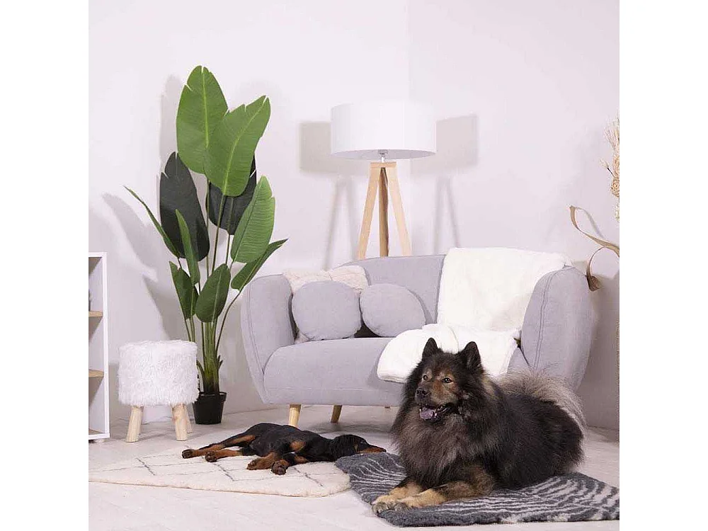 Tapis isolant en polyester recyclé Végétal 120 x 75 cm