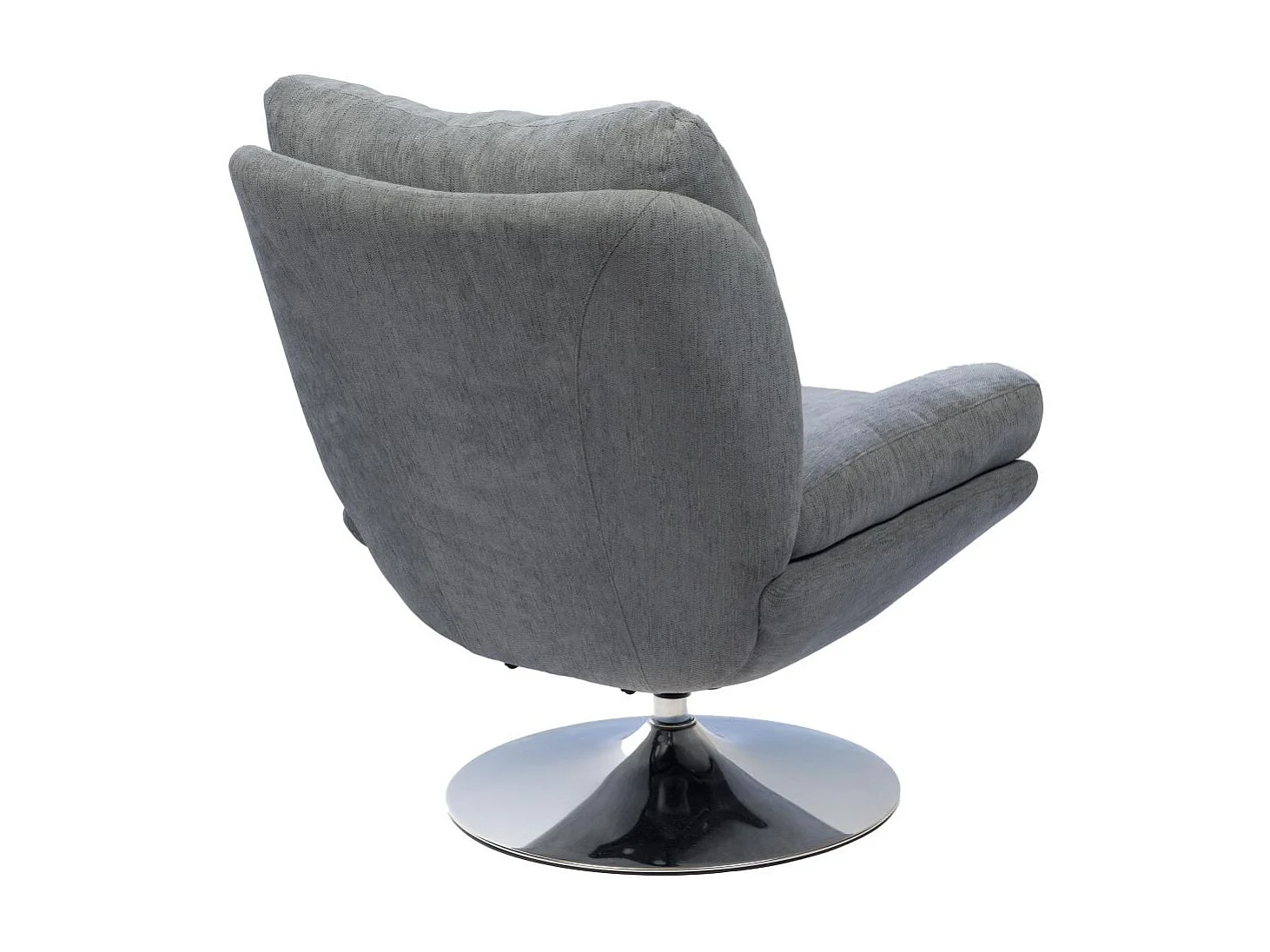 Fauteuil Magnum gris clair chrome