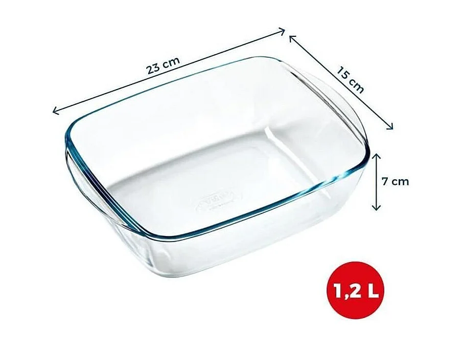 Pyrex 215B000 teglia da forno Rettangolare Vetro