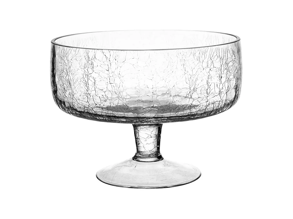 Coupe sur pied craquelé Noa 17x24 cm