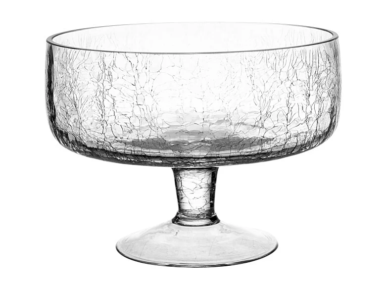 Coupe sur pied craquelé Noa 13x19 cm