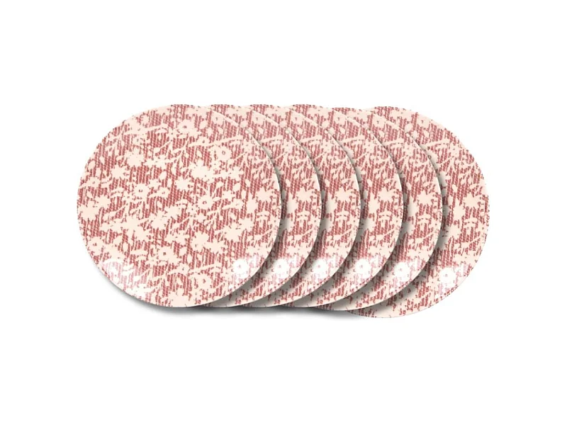 Assiette à dessert Léa rouge 21 cm (lot de 6)