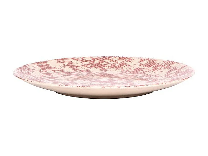 Assiette à dessert Léa rouge 21 cm (lot de 6)