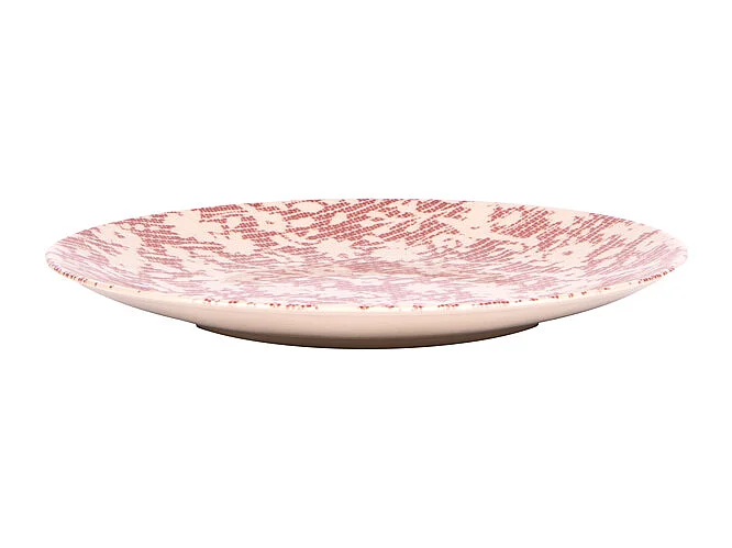 Assiette à dessert Léa rouge 21 cm (lot de 6)