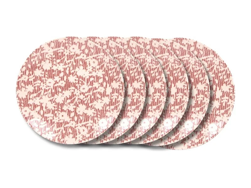 Assiette à dessert Léa rouge 21 cm (lot de 6)