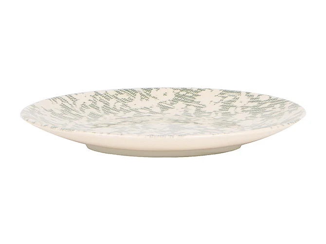 Assiette à dessert Léa verte 21 cm (lot de 6)