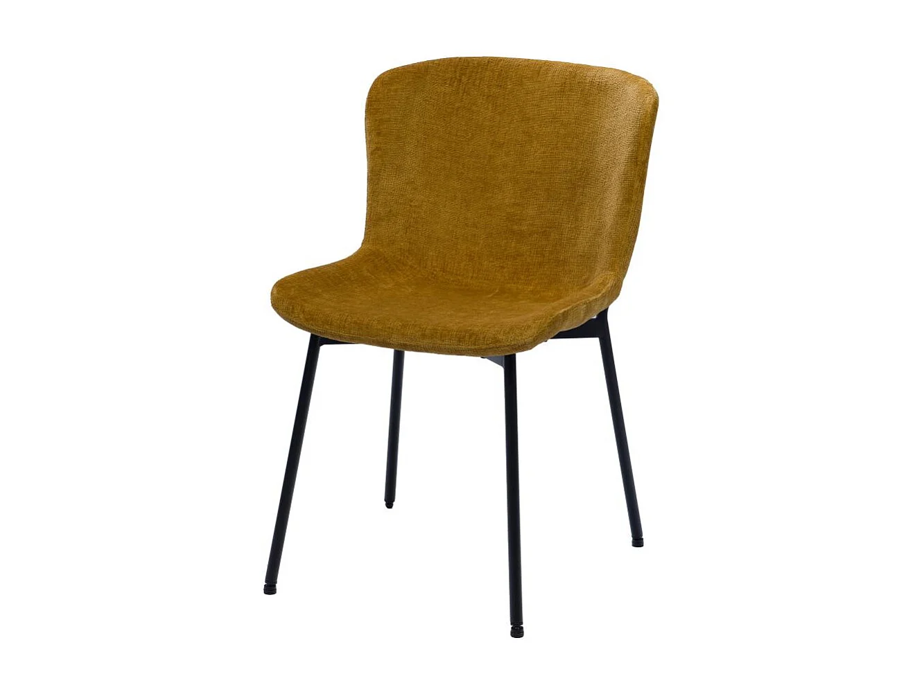 Chaise Arabelle jaune (lot de 2)