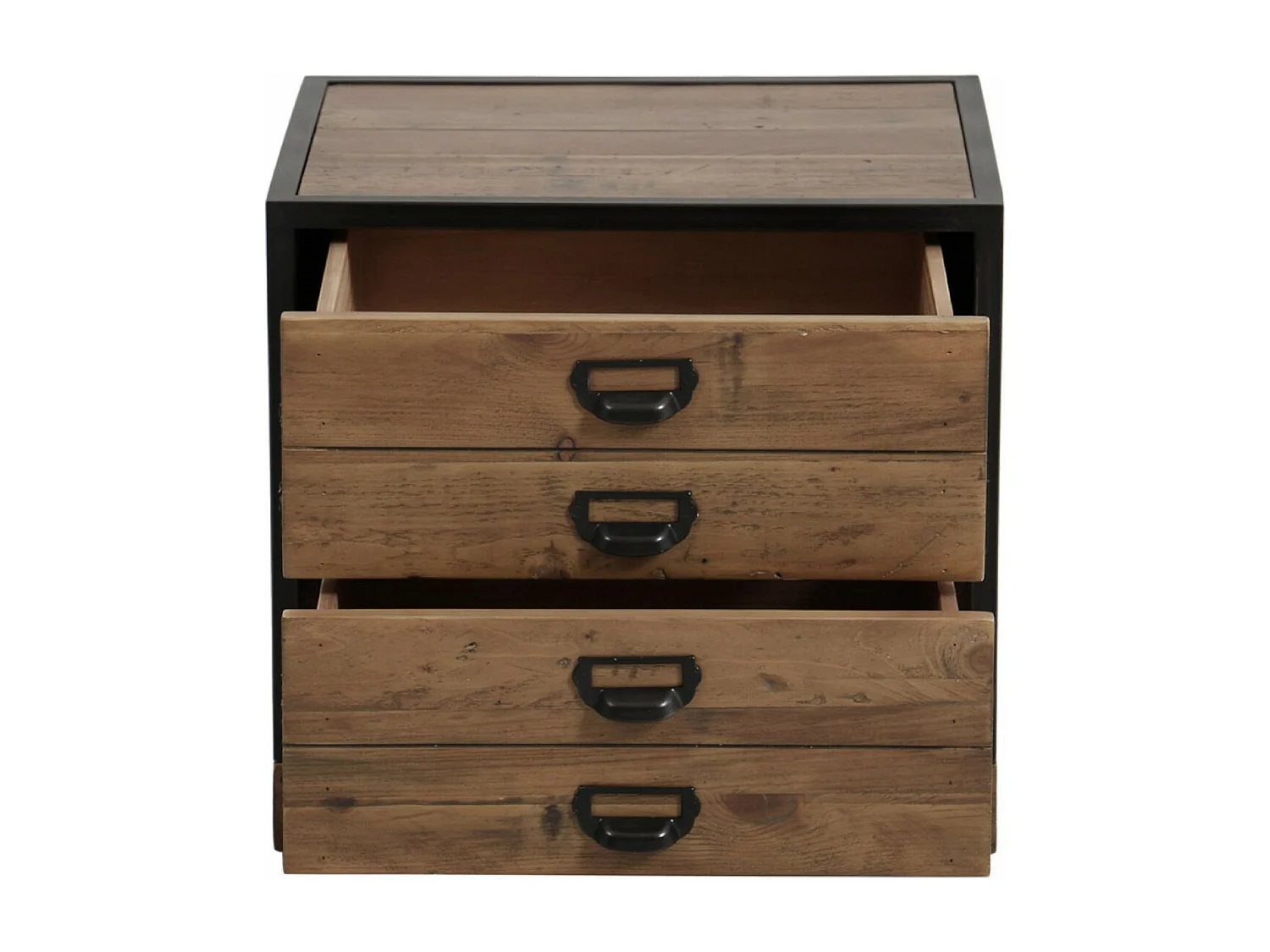 Meuble de rangement 2 tiroirs Bois Marron - Manufacture Interior's