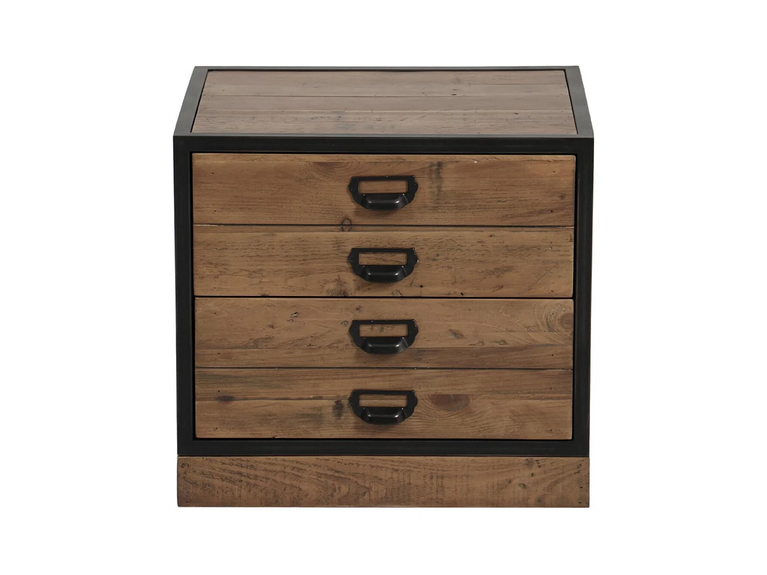 Meuble de rangement 2 tiroirs Bois Marron - Manufacture Interior's