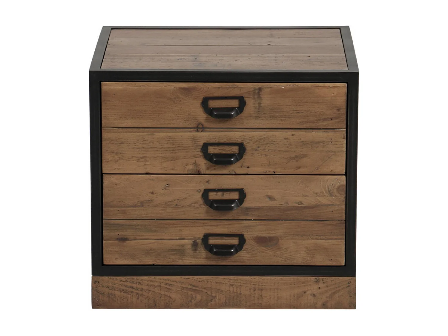 Meuble de rangement 2 tiroirs Bois Marron - Manufacture Interior's