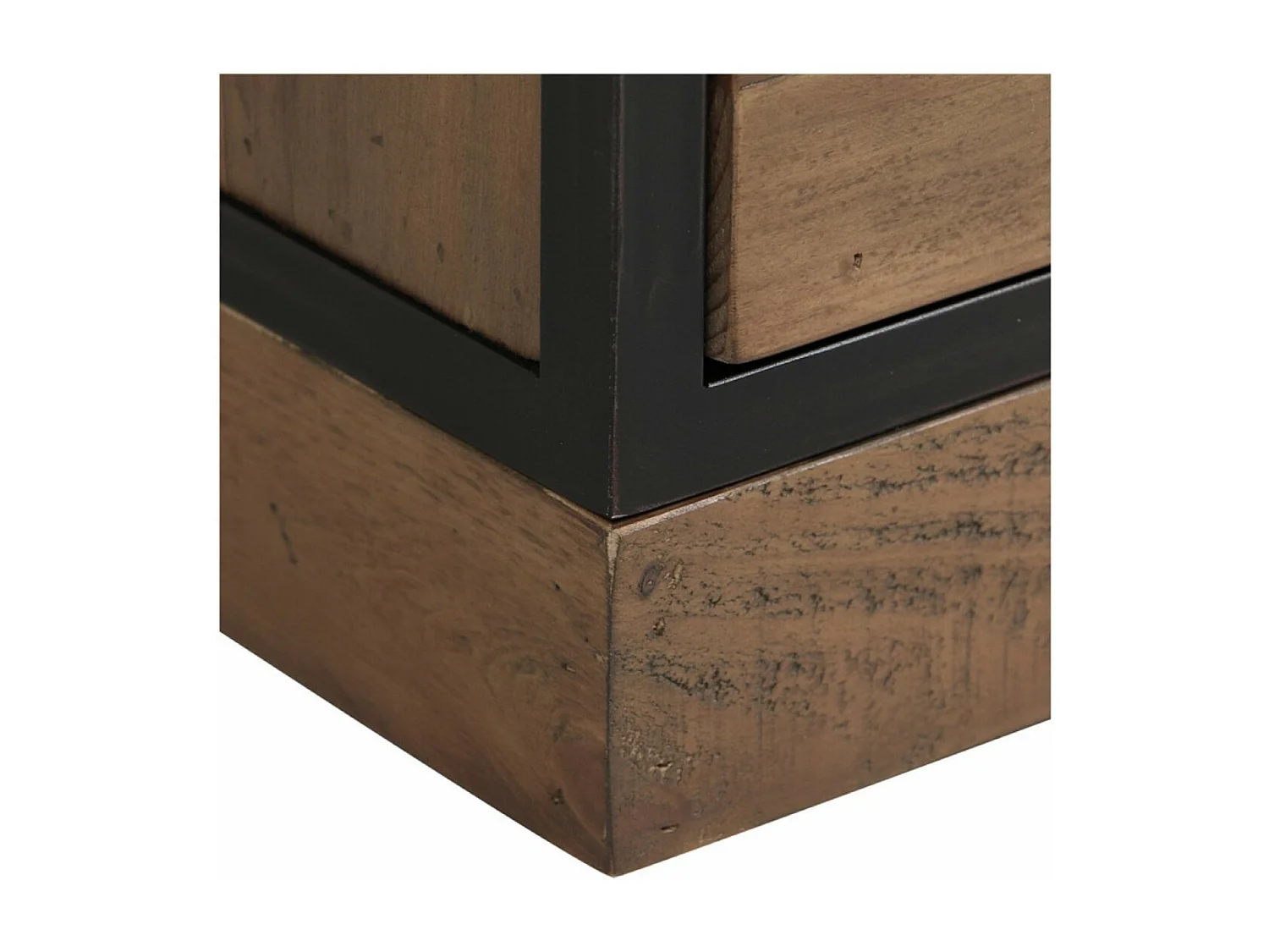 Meuble de rangement 2 tiroirs Bois Marron - Manufacture Interior's