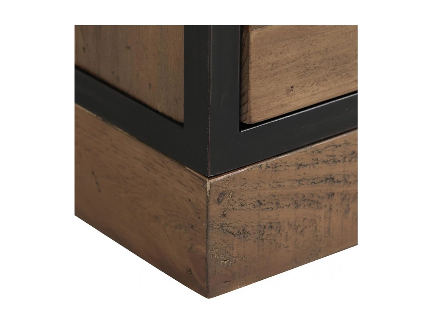 Meuble de rangement 2 tiroirs Bois Marron - Manufacture Interior's