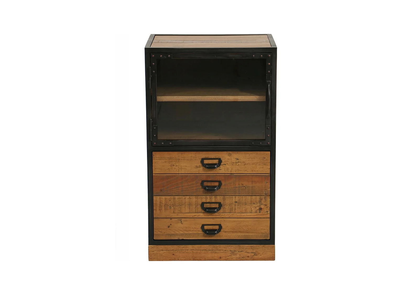 Meuble de rangement 2 portes Bois Marron - Manufacture Interior's