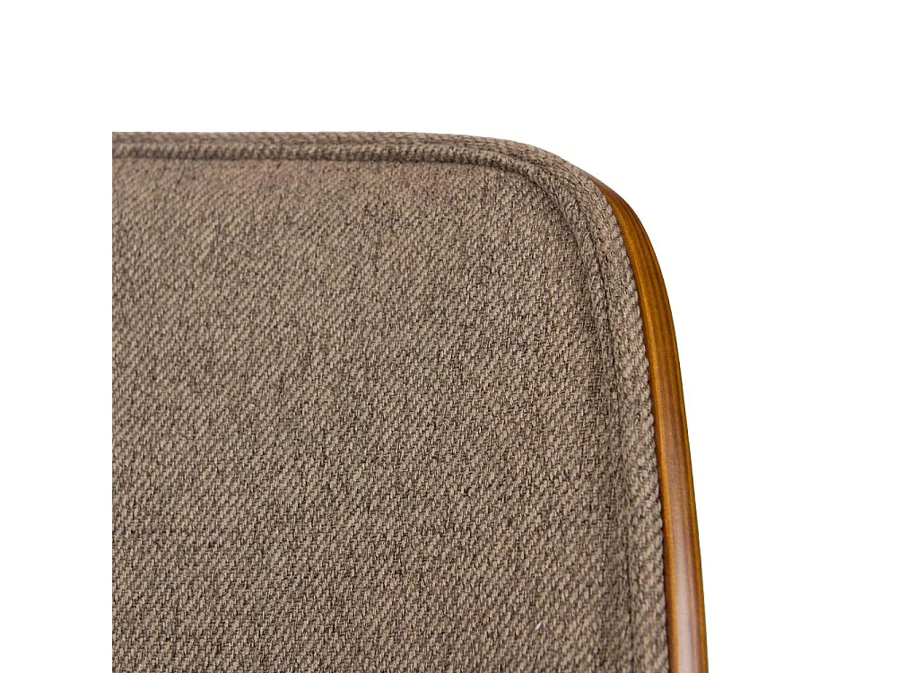 Chaise Atlanta grise noyer (lot de 2)