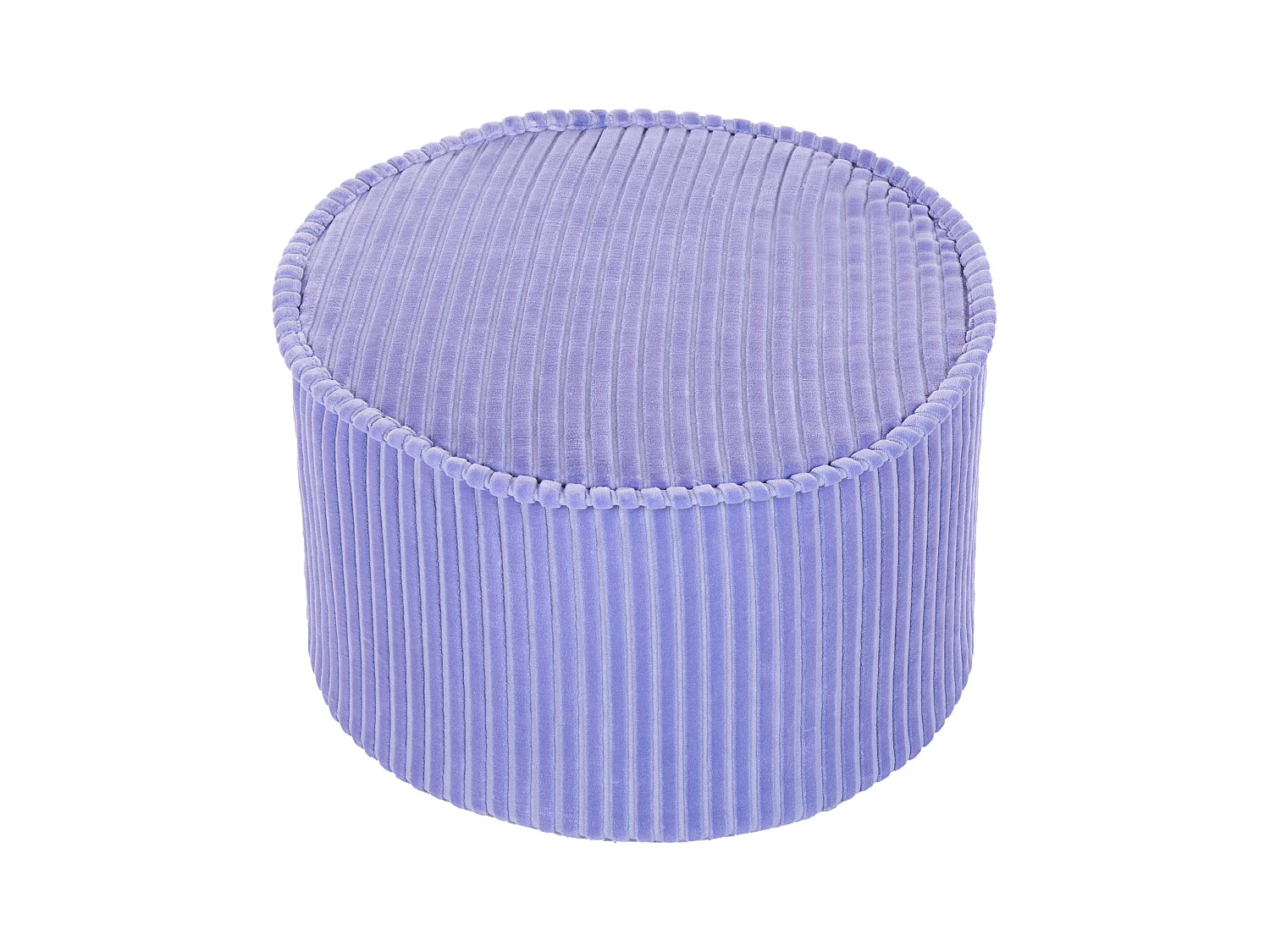 Pouf ZIKRIA Velours Violet clair