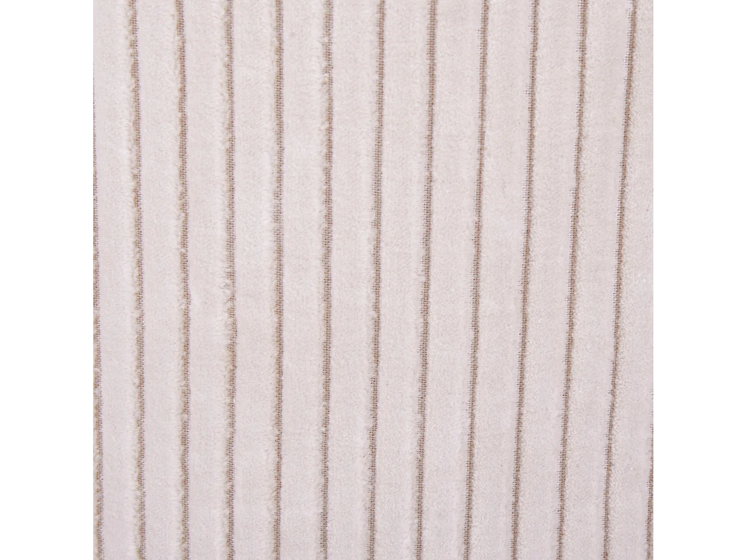 Poef ZIKRIA Fluweel Lichtbeige 40 cm 40 cm 25 cm