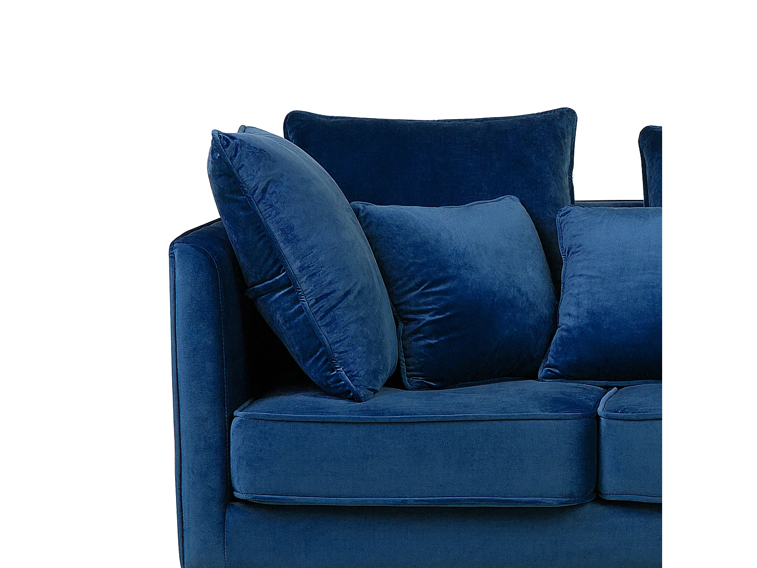 Canapé FENSTAD Velours Bleu marine 3 places