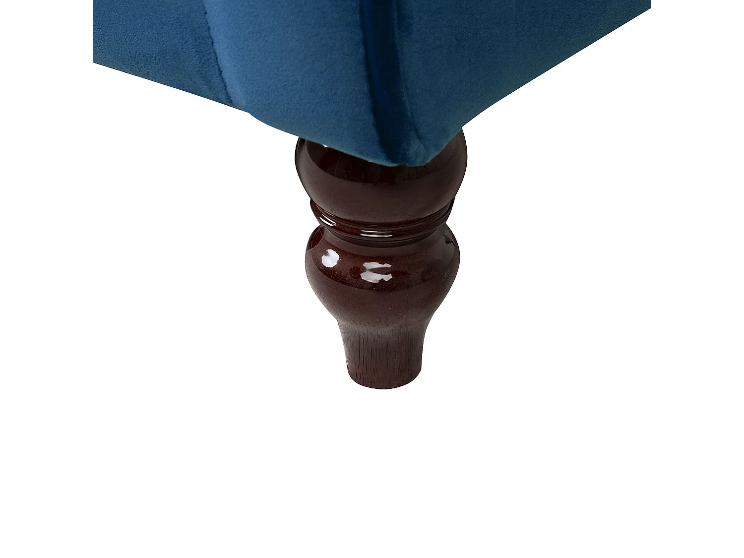 Canapé FENSTAD Velours Bleu marine 3 places