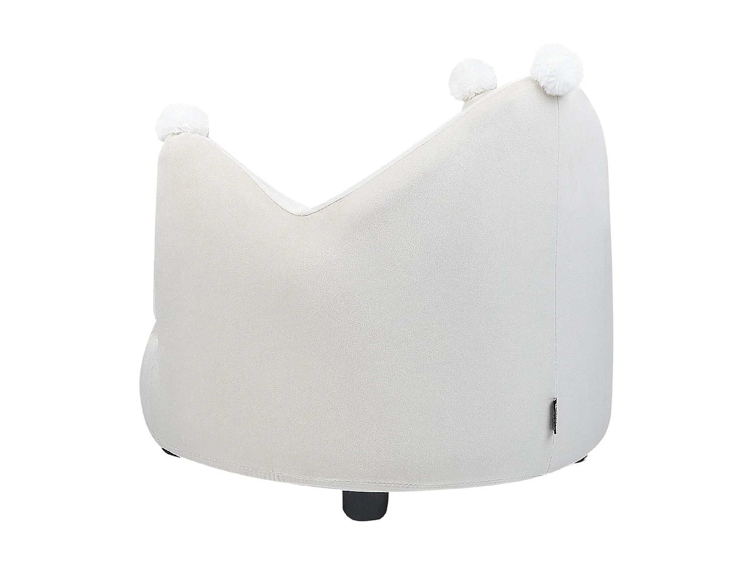 Kinderfauteuil fluweel beige VEGA