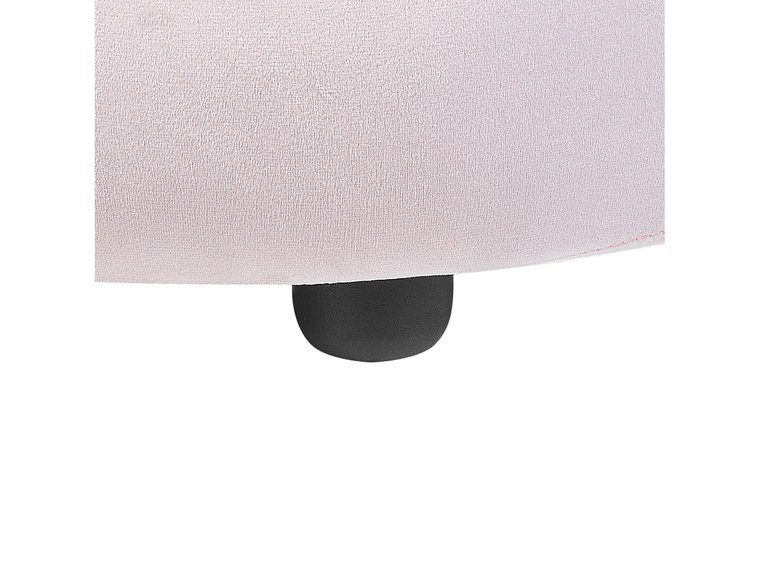 Kindersessel Samtstoff pastellrosa Kronenform VEGA