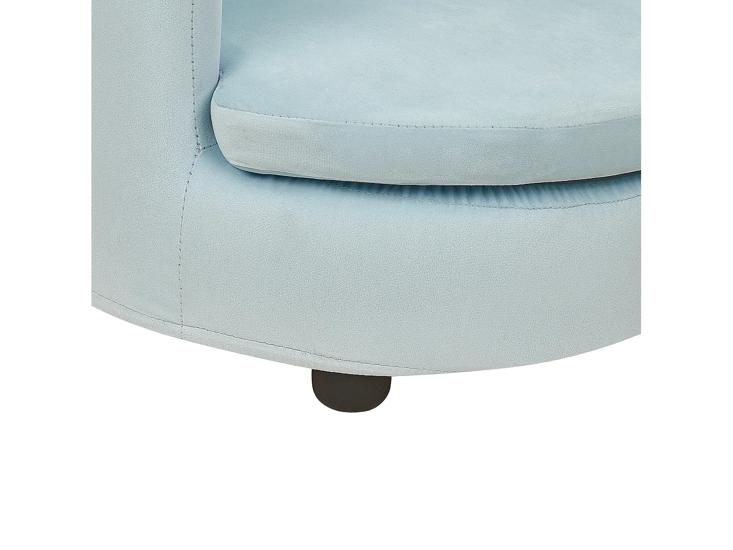 Chaise pour enfant Couronne VEGA Velours Bleu clair