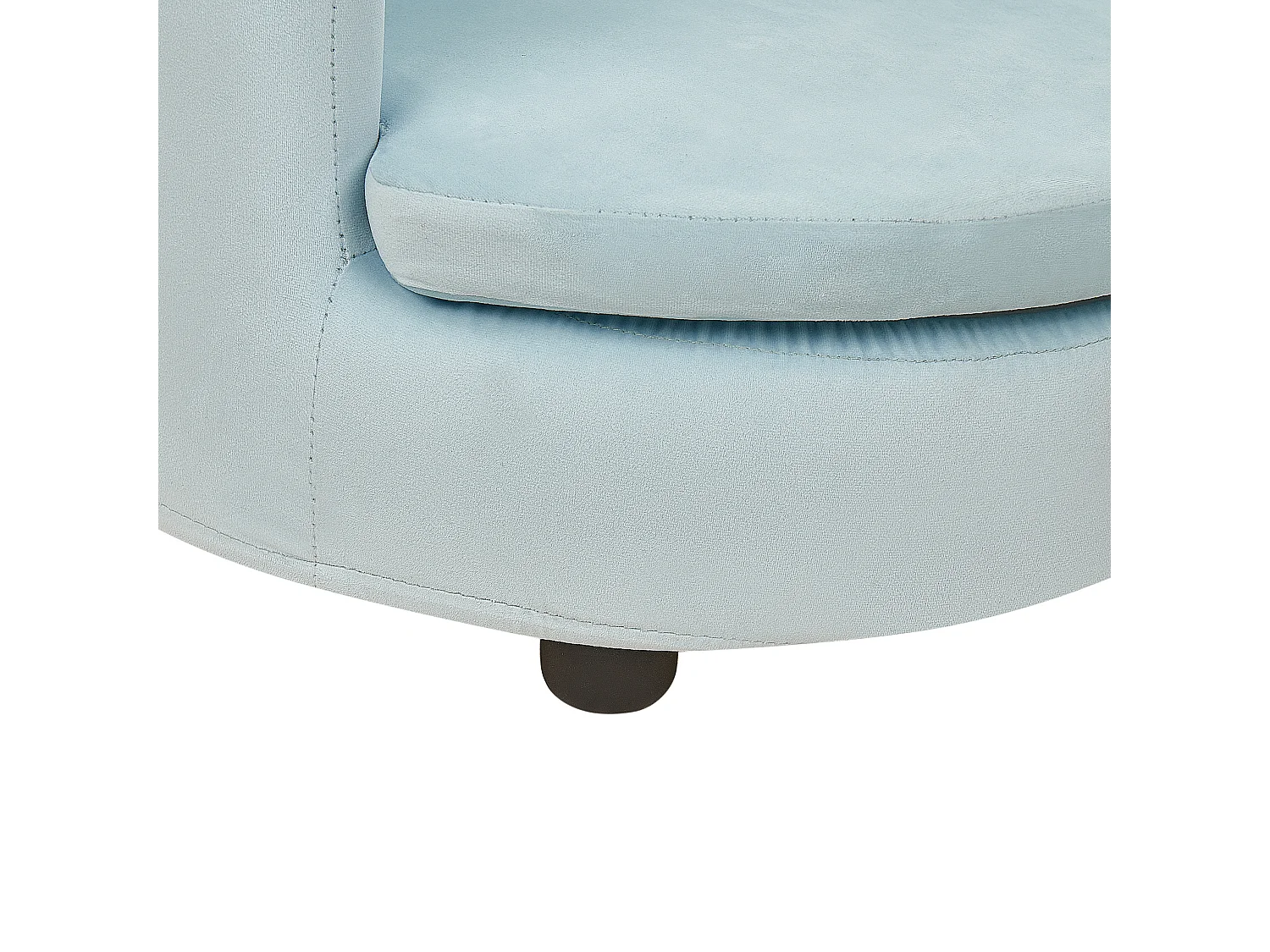 Chaise pour enfant Couronne VEGA Velours Bleu clair