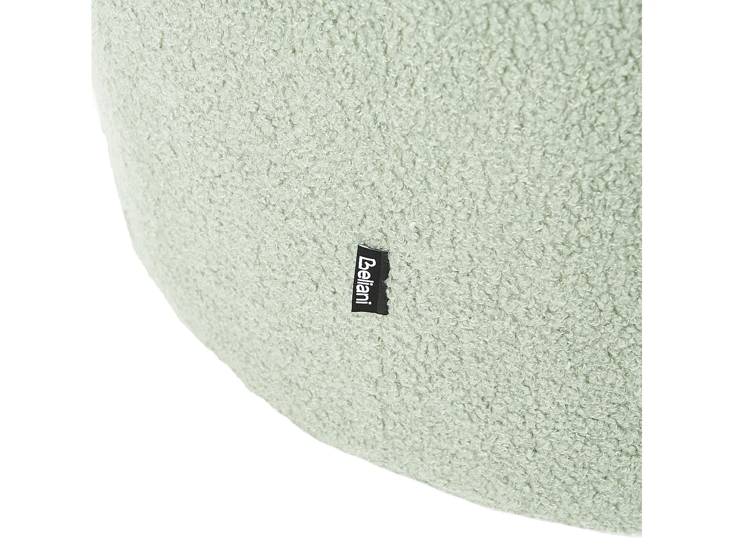 Fauteuil pivotant DAVIK Bouclé Vert clair