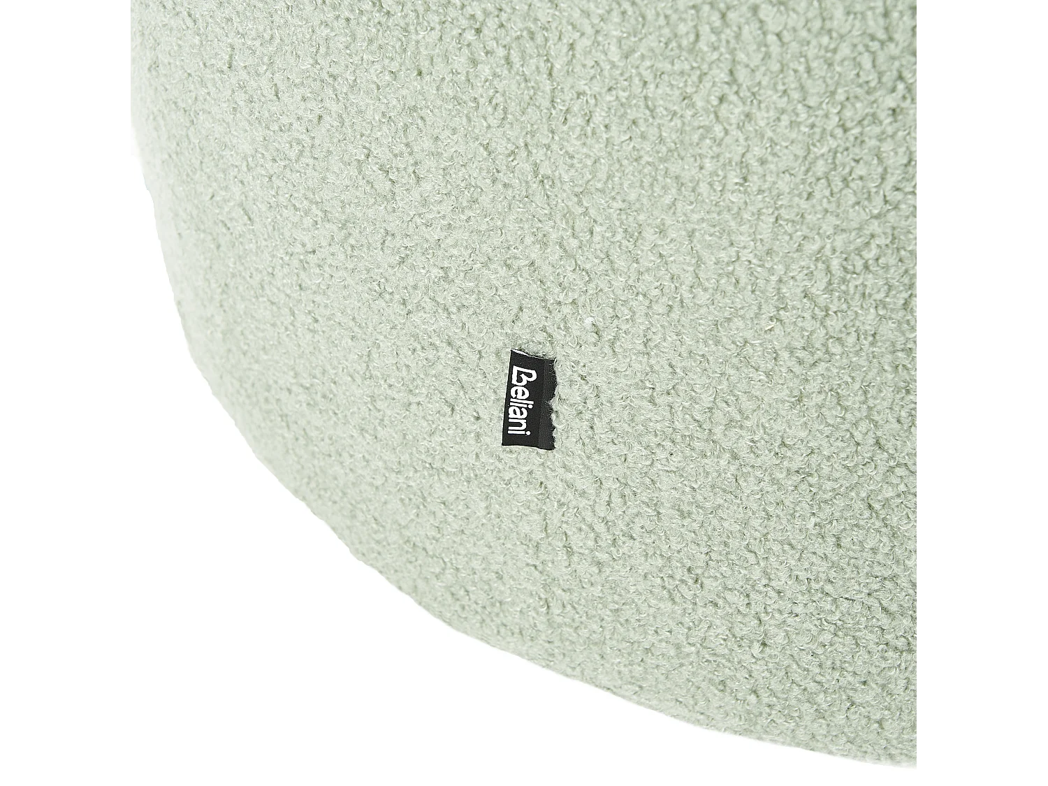 Fauteuil pivotant DAVIK Bouclé Vert clair