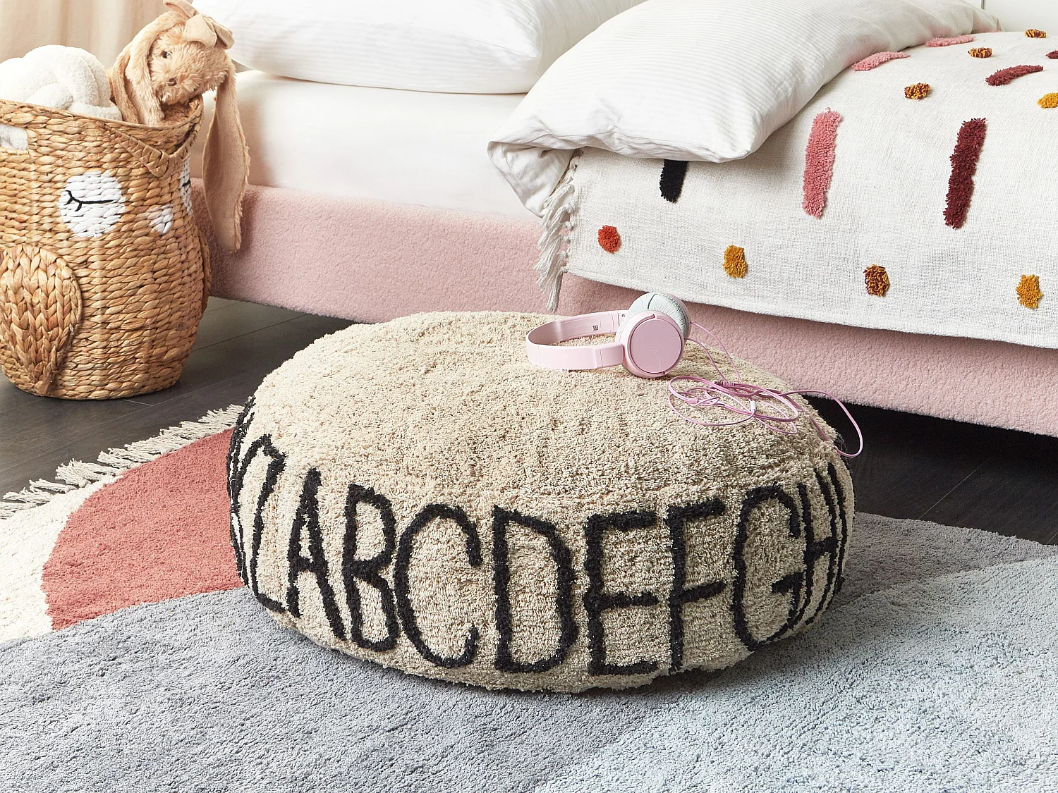 Pouf TWINSPUR Coton Beige