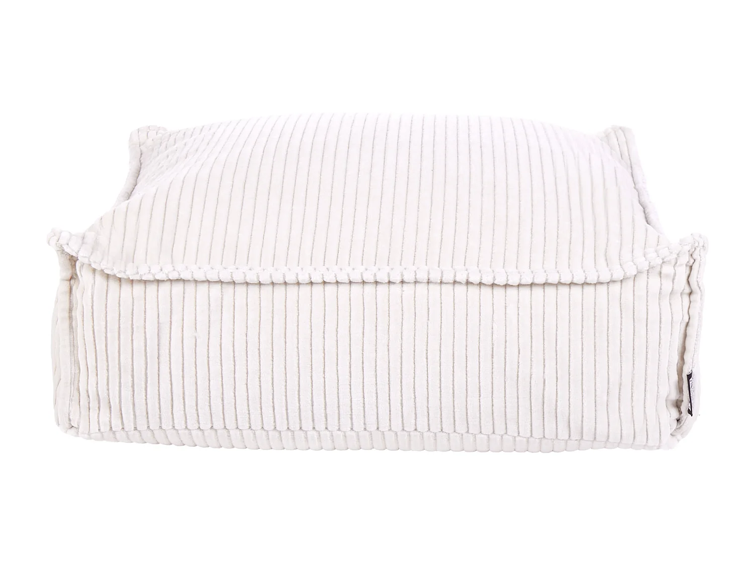 Pouf ALLOZAI Velours Beige clair