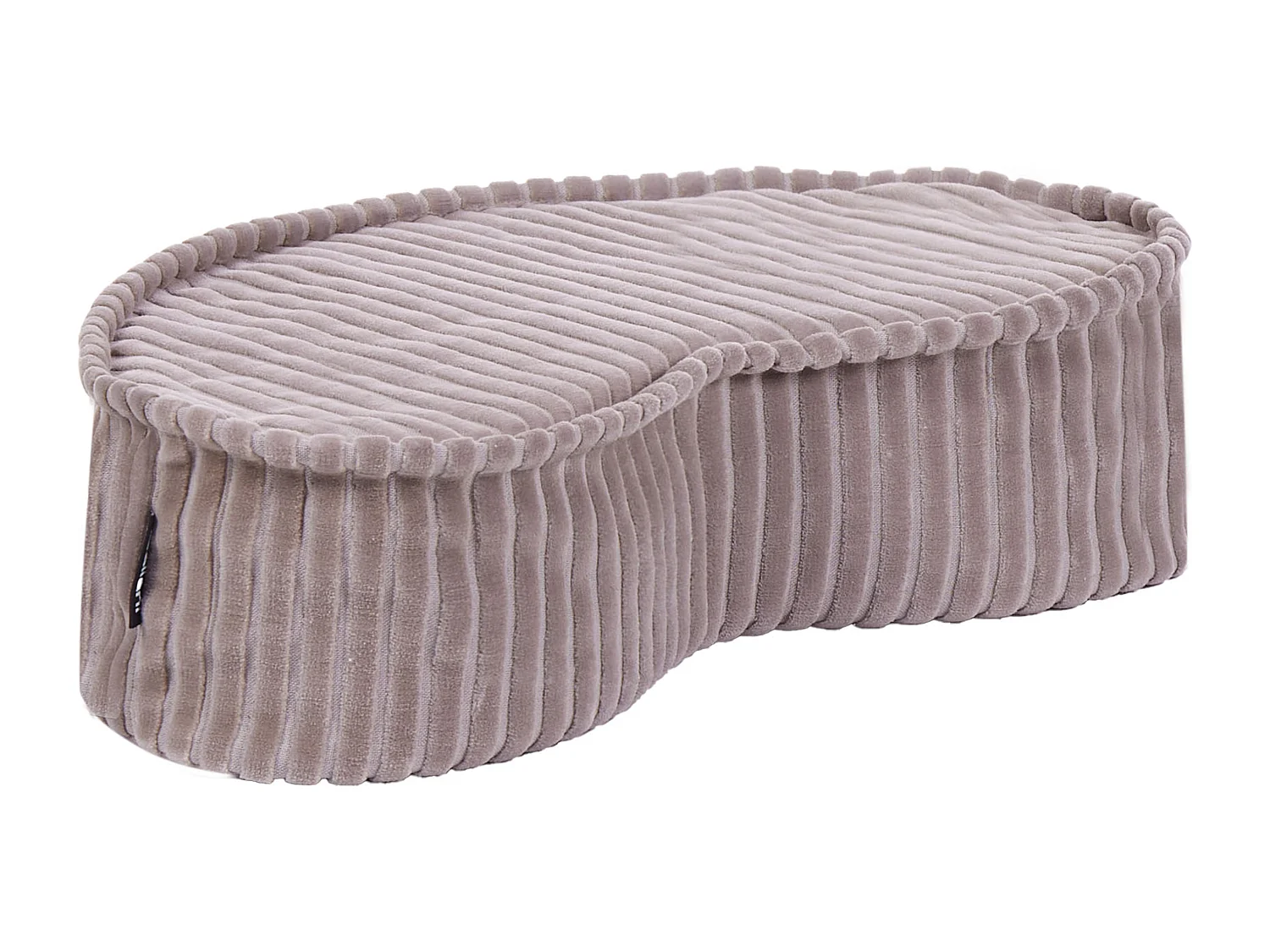 Pouf NILI Velours Beige clair