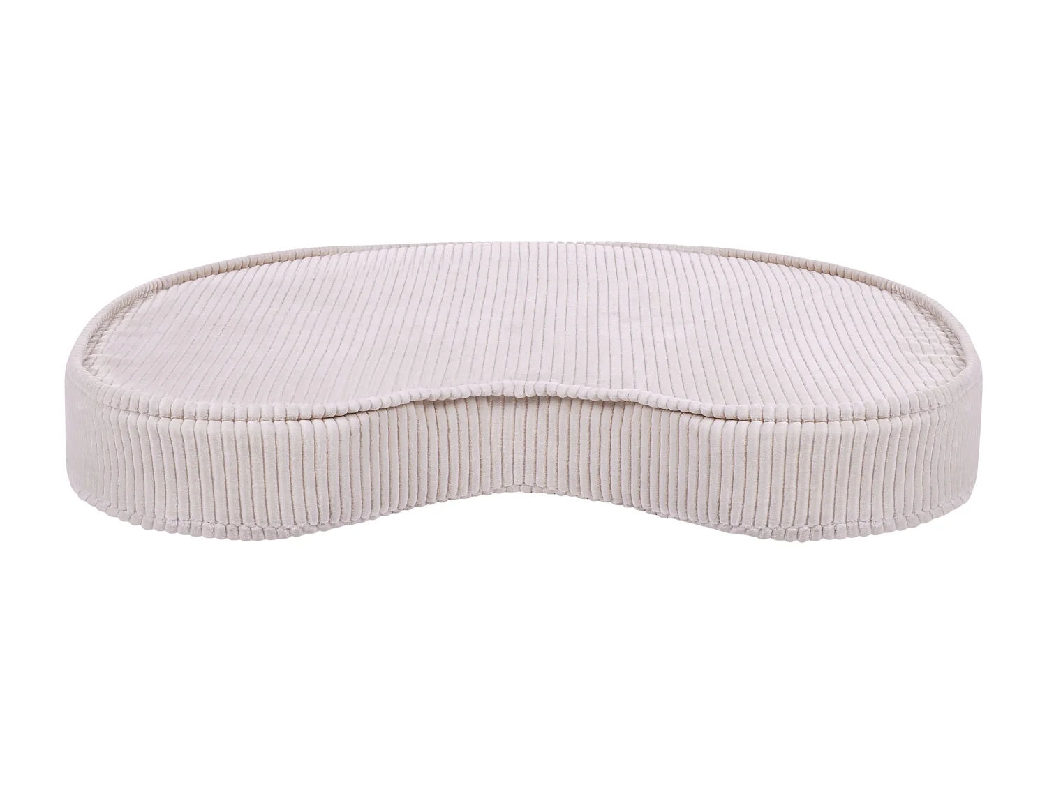 Pouf NILI Velours Beige clair