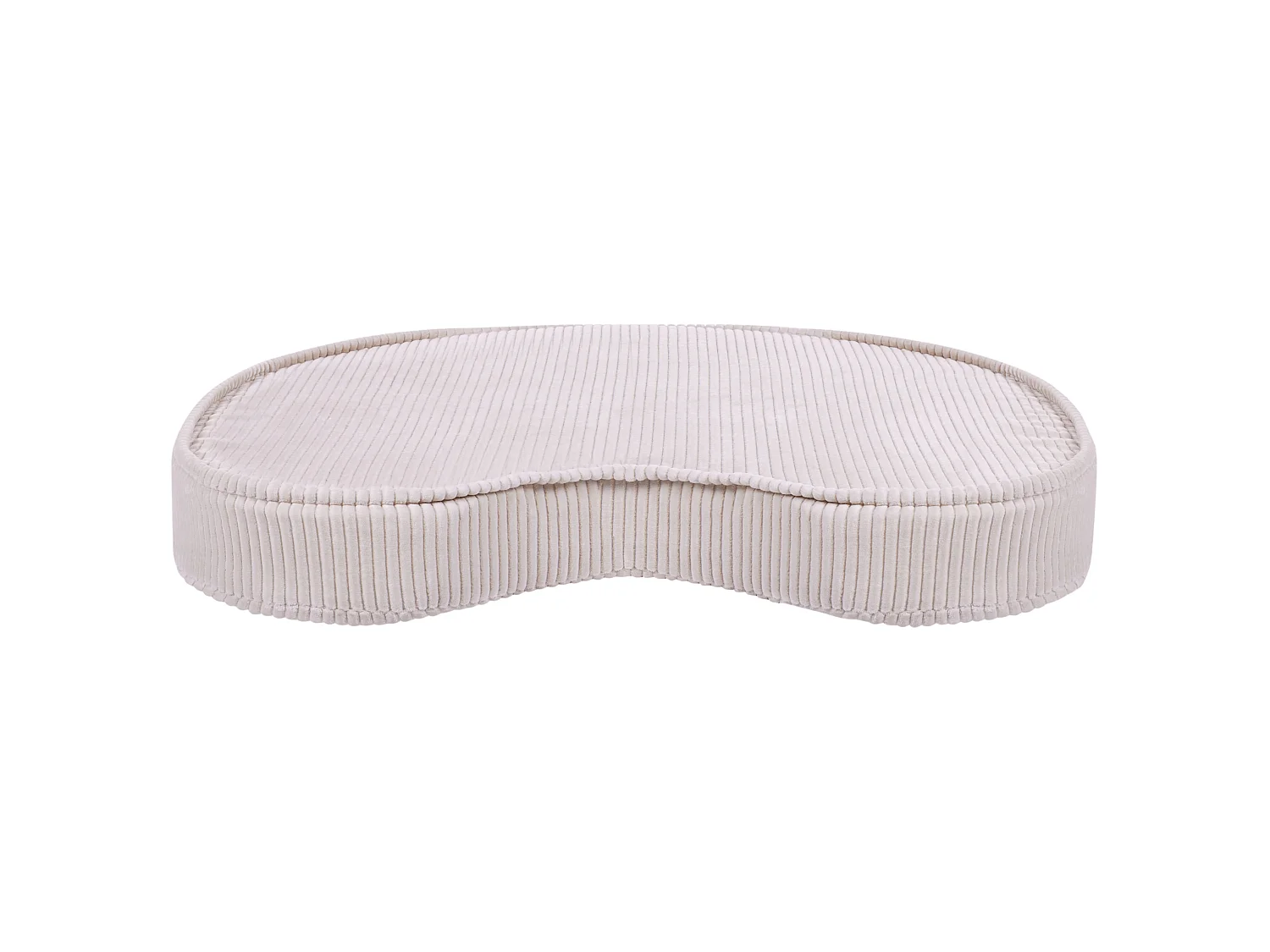 Pouf NILI Velours Beige clair 90/40 cm 75/25 cm 10 cm