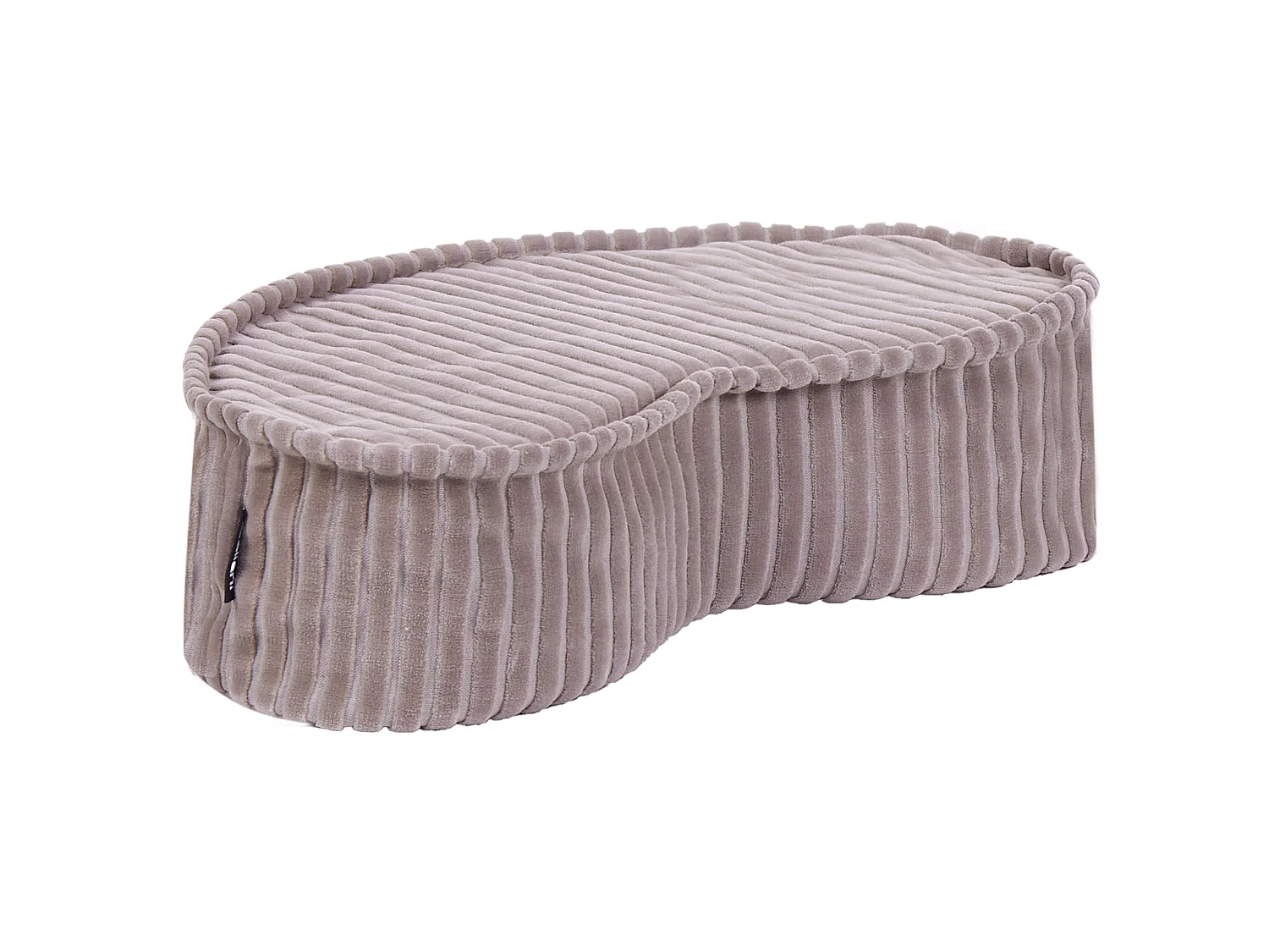 Pouf NILI Velours Beige clair 90/40 cm 75/25 cm 10 cm
