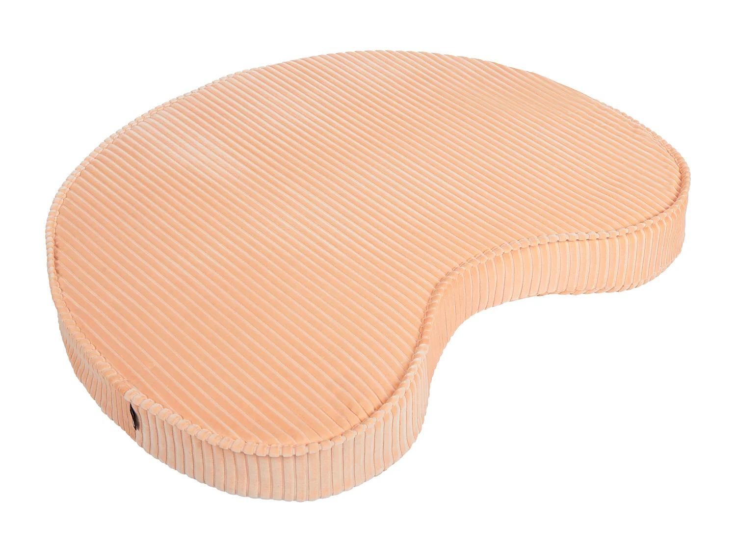 Pouf NILI Velours Rose pêche