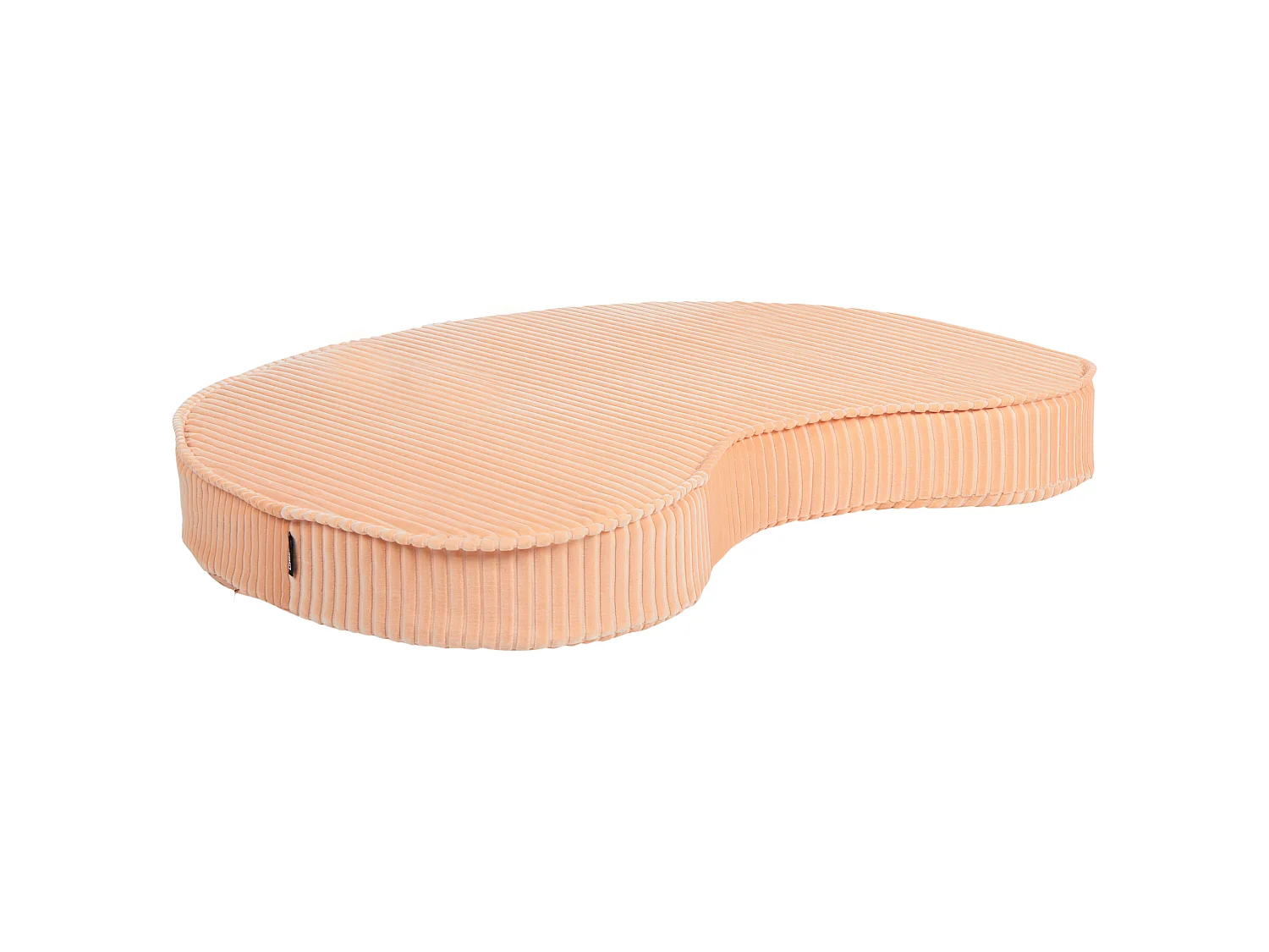 Pouf NILI Velours Rose pêche