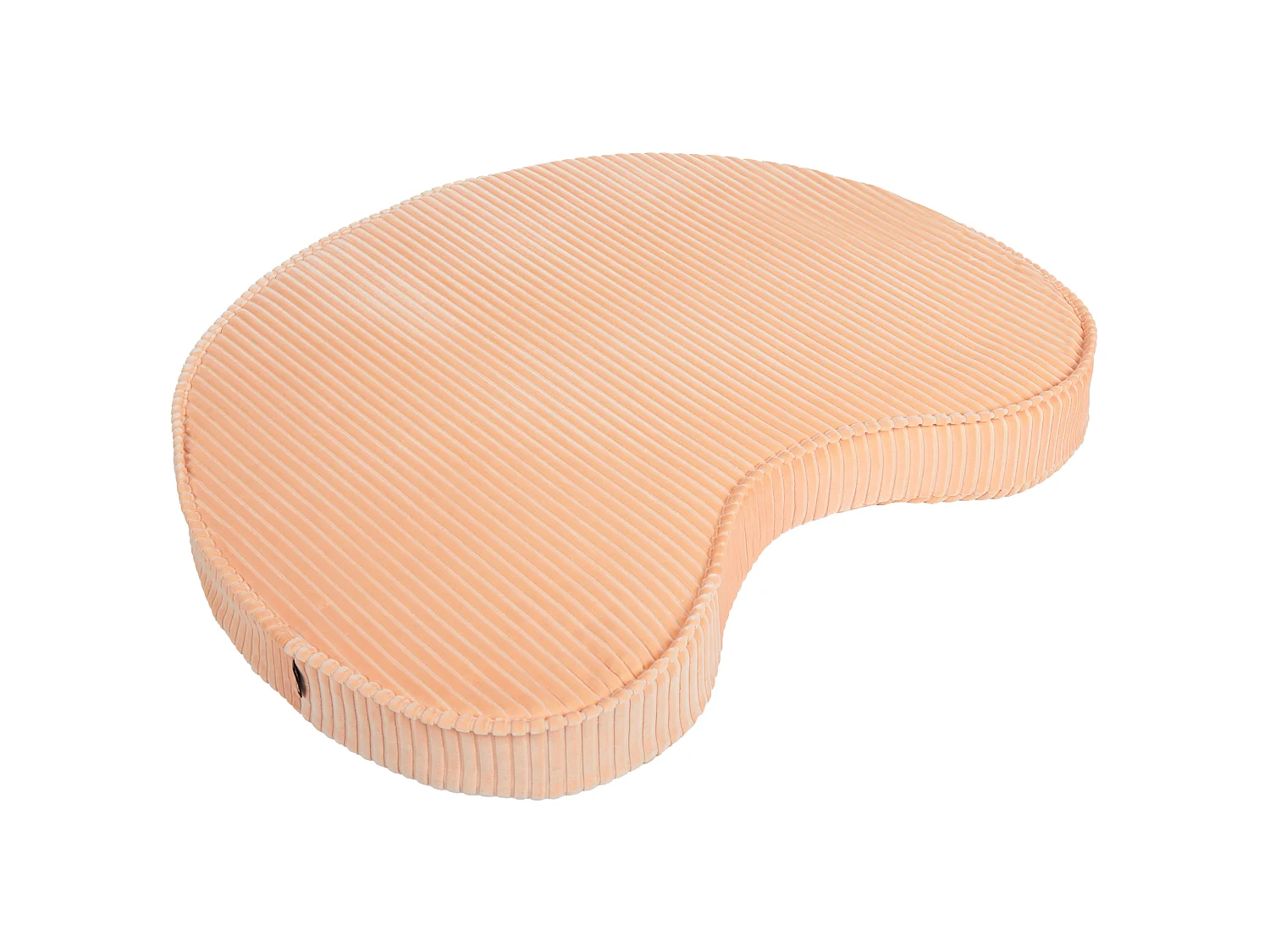 Pouf NILI Velours Rose pêche