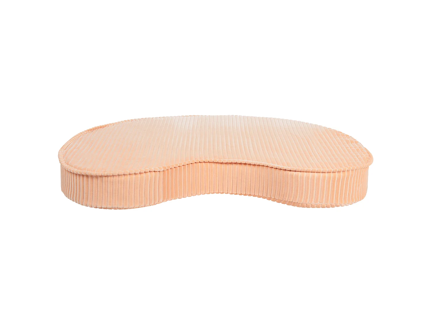 Pouf NILI Velours Rose pêche