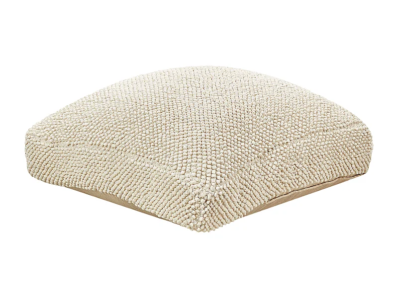 Pouf JOARA Coton Beige