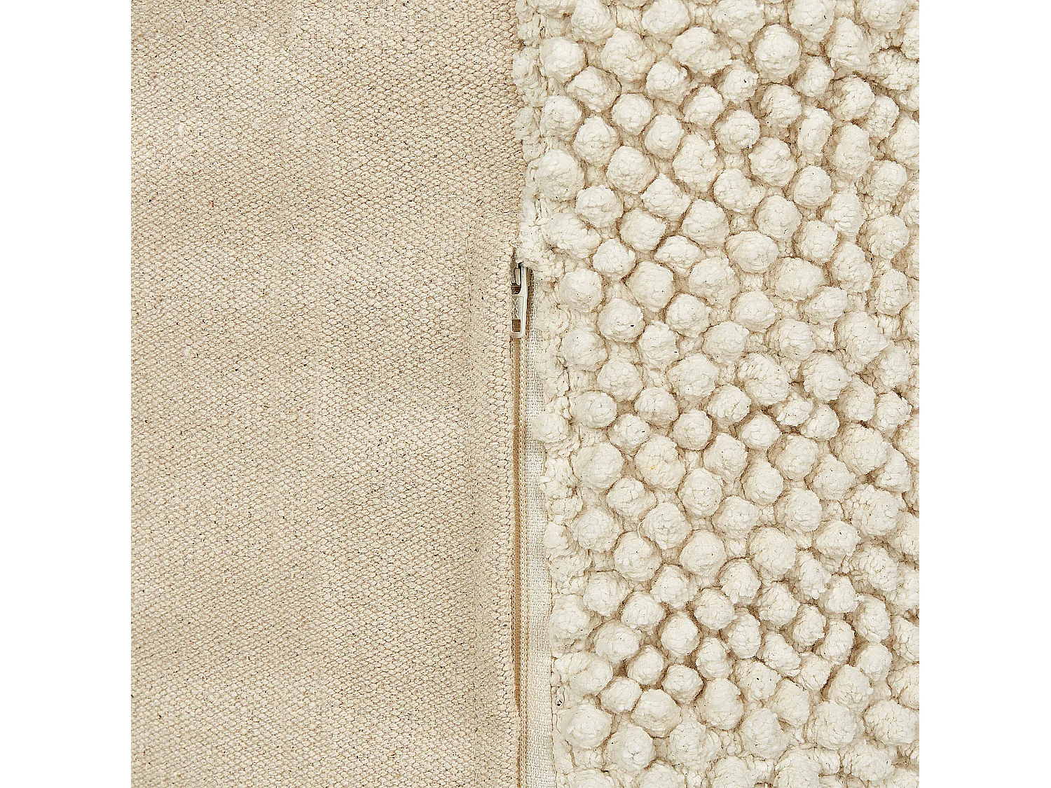 Pouf JOARA Coton Beige