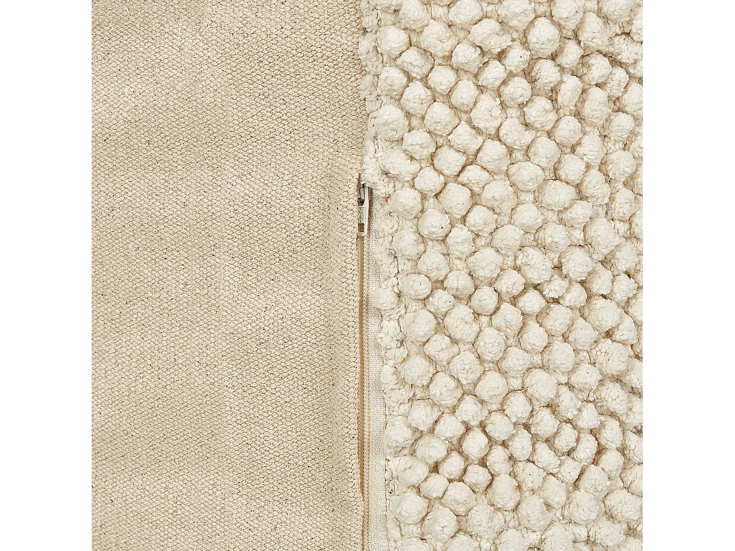 Pouf JOARA Coton Beige