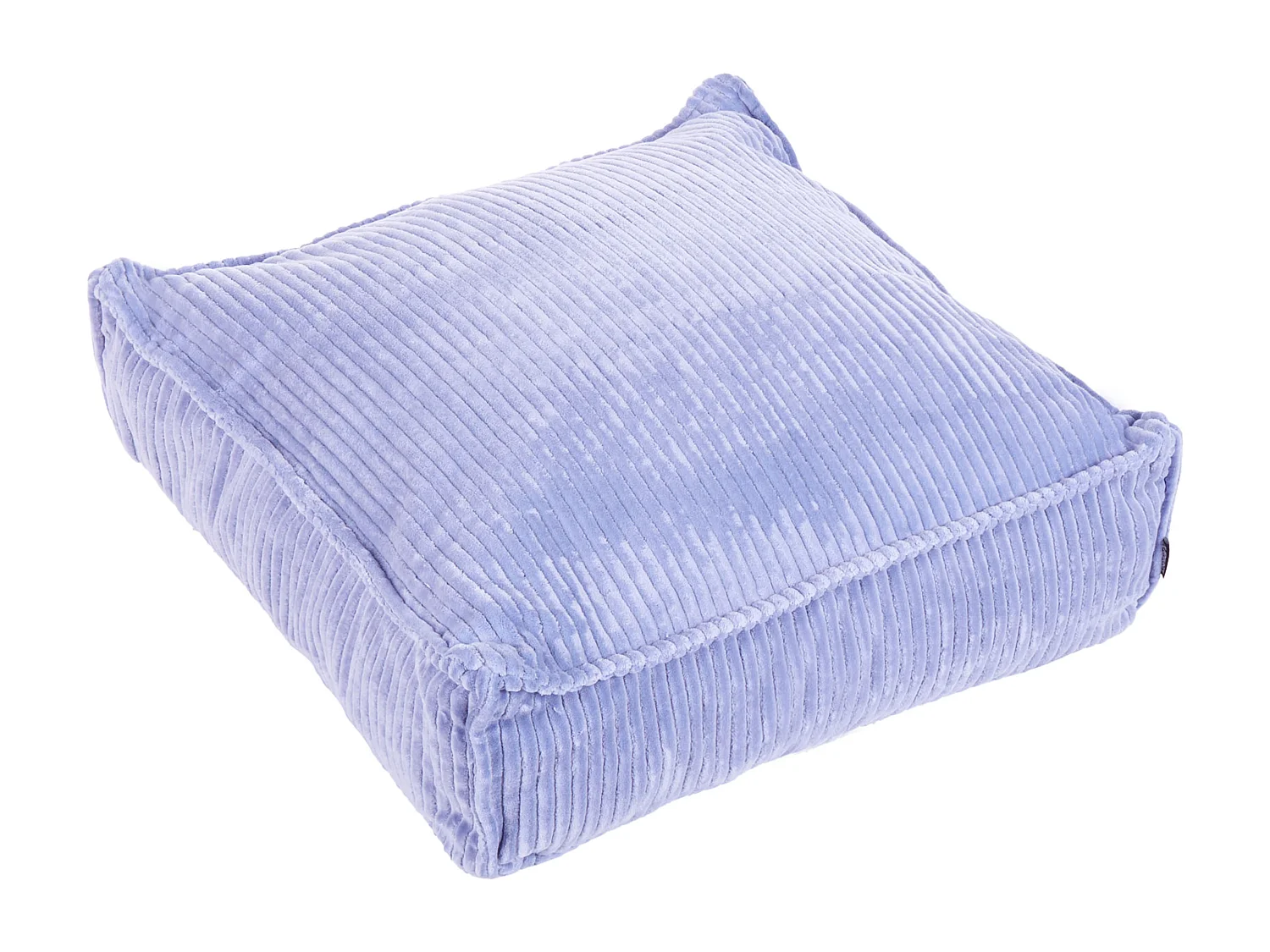 Poef ALLOZAI Fluweel Lichtviolet 55 cm 55 cm 20 cm