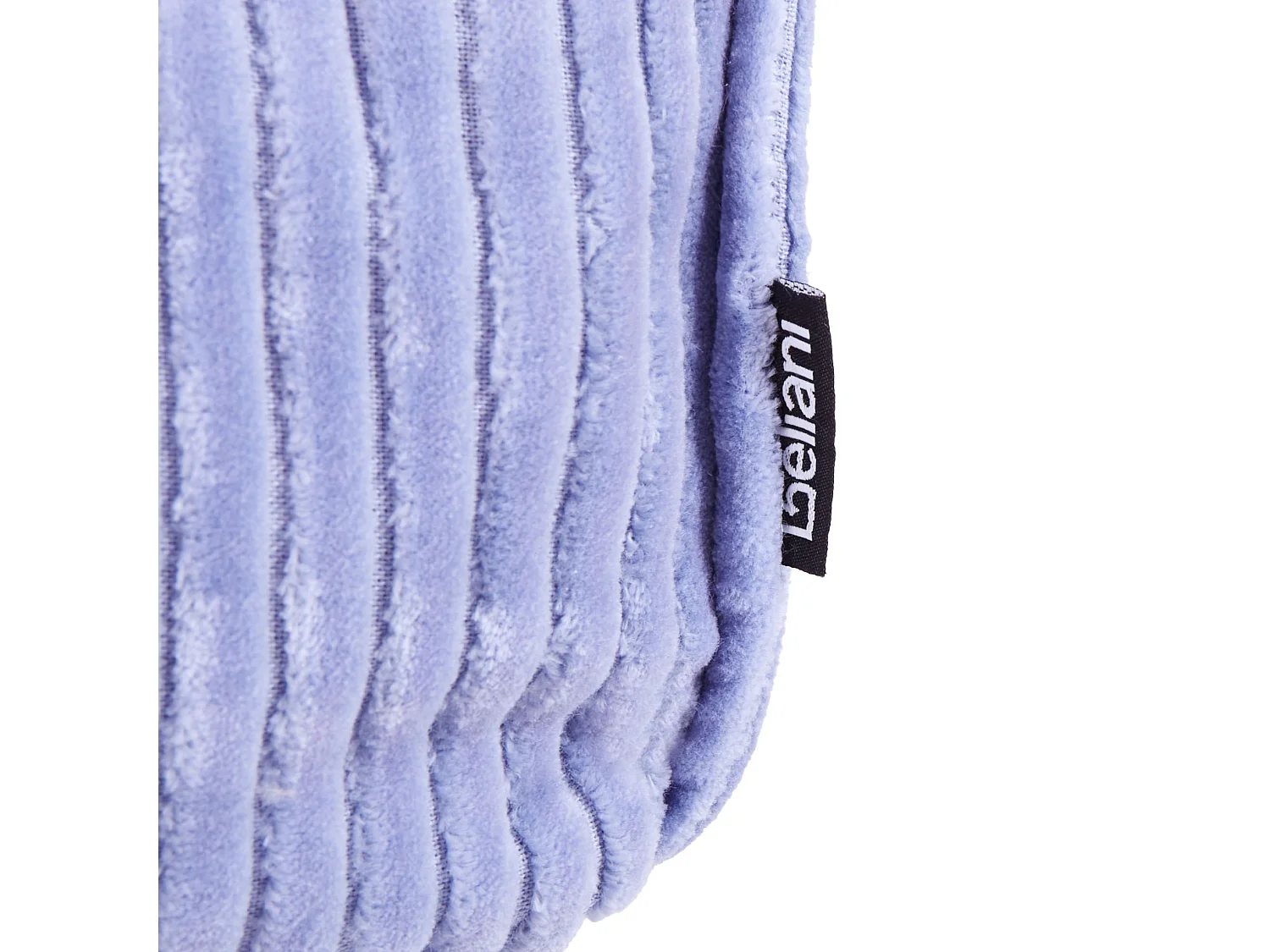 Poef ALLOZAI Fluweel Lichtviolet 55 cm 55 cm 20 cm