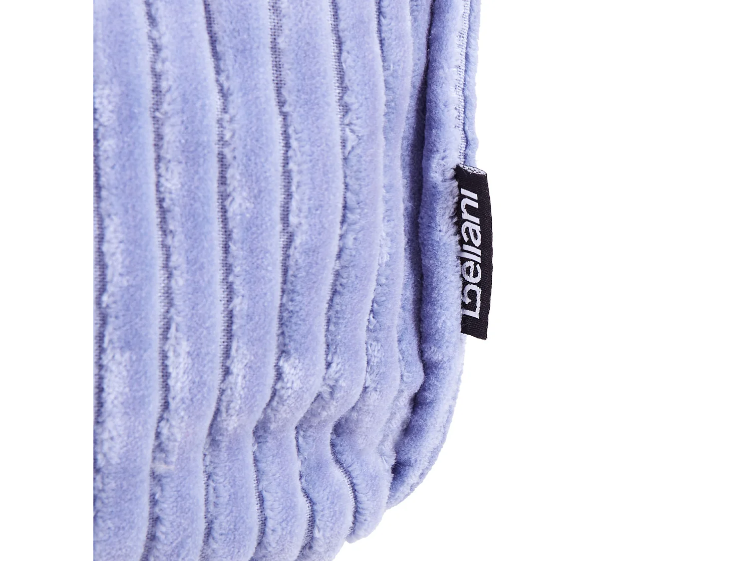 Poef ALLOZAI Fluweel Lichtviolet 55 cm 55 cm 20 cm