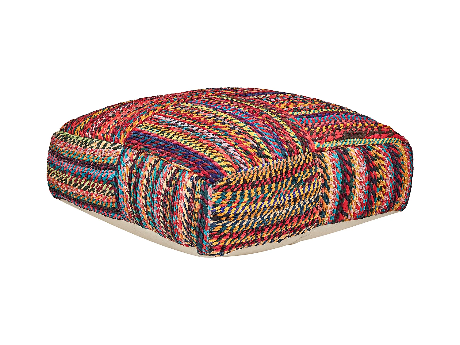 Pouf MEKHTAR Coton Multicolore