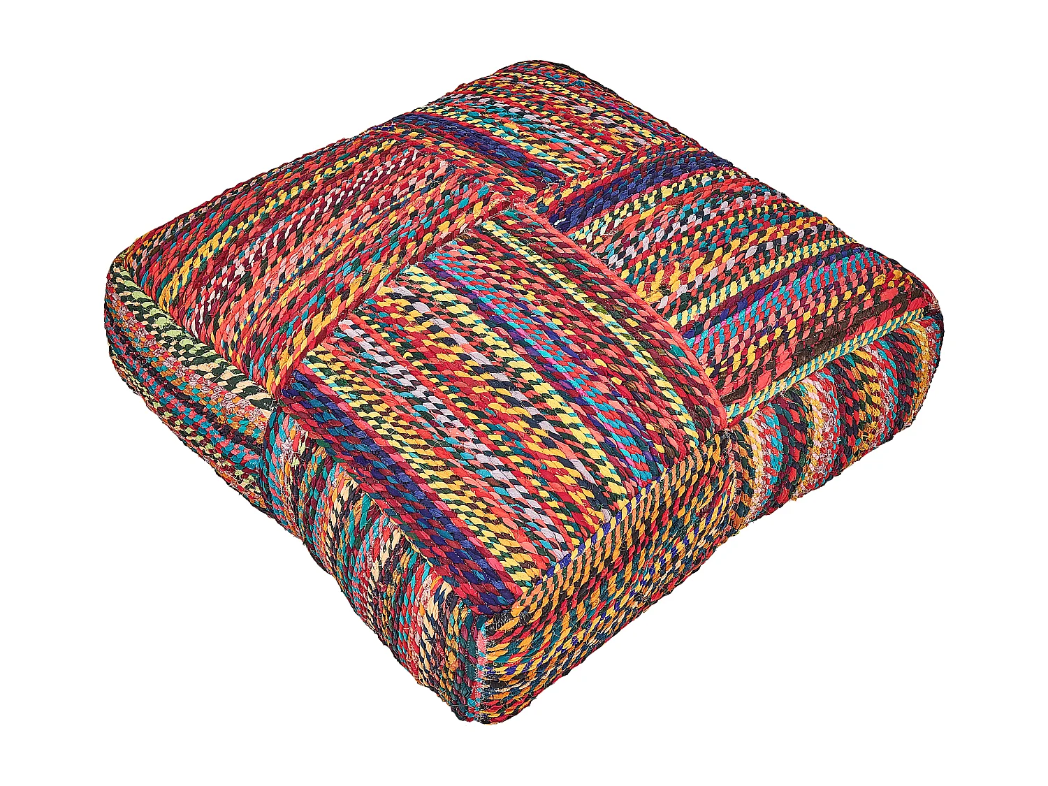 Pouf MEKHTAR Baumwolle Bunt 70 cm 70 cm 20 cm