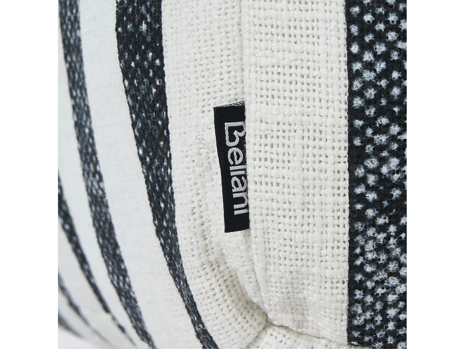 Vloerkussens ASHTI Katoen Zwart/wit