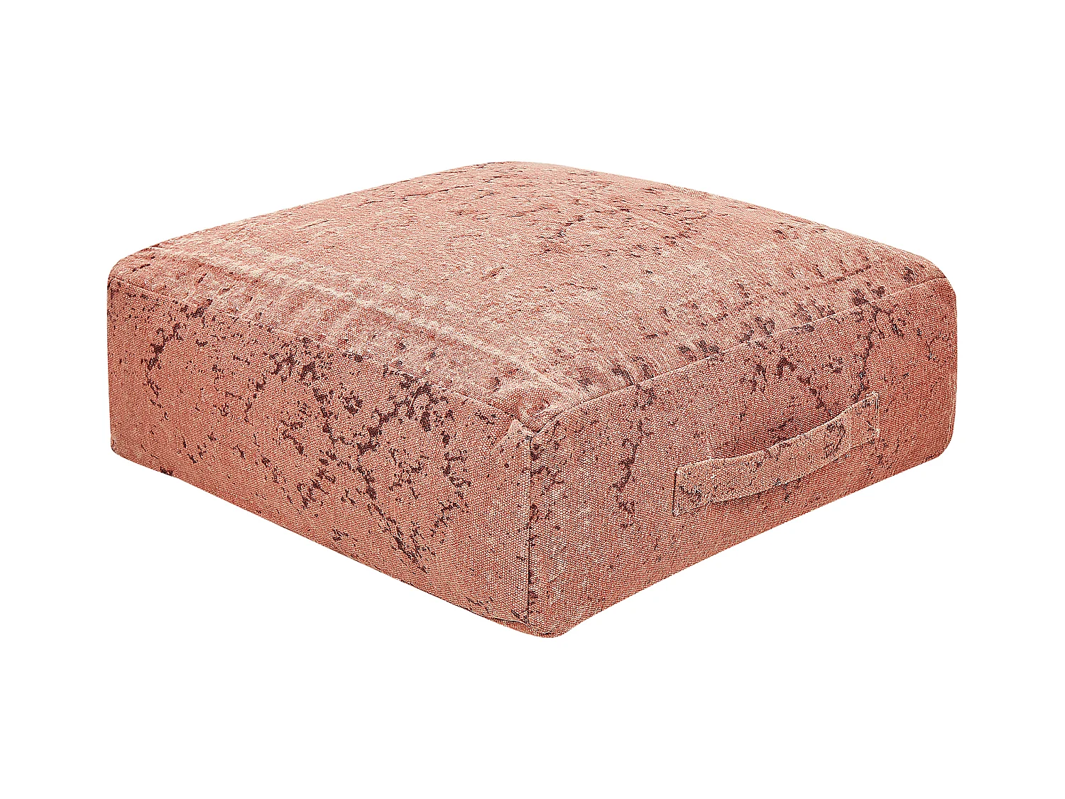 Pouf SHASA Coton Rouge clair